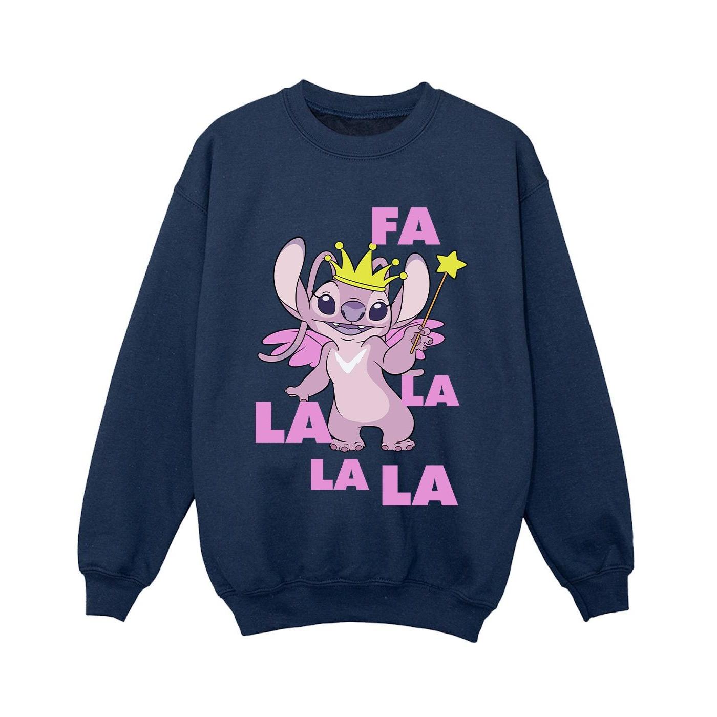 Lilo & Stitch Angel Fa La La Sweatshirt Jungen Marine 104 von Disney