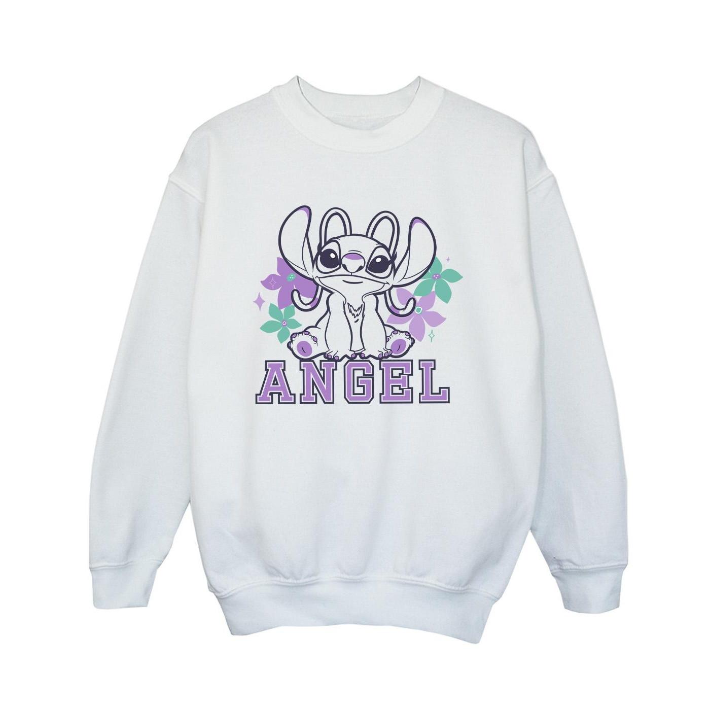 Lilo & Stitch Angel Sweatshirt Jungen Weiss 116 von Disney