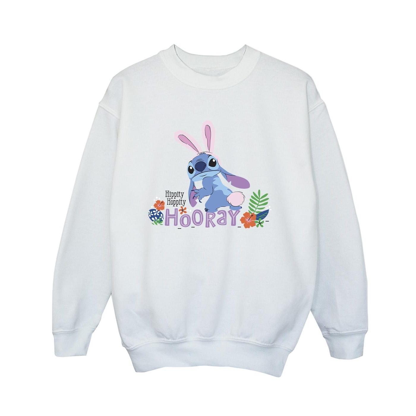 Lilo & Stitch Hippity Hop Stitch Sweatshirt Jungen Weiss 104 von Disney