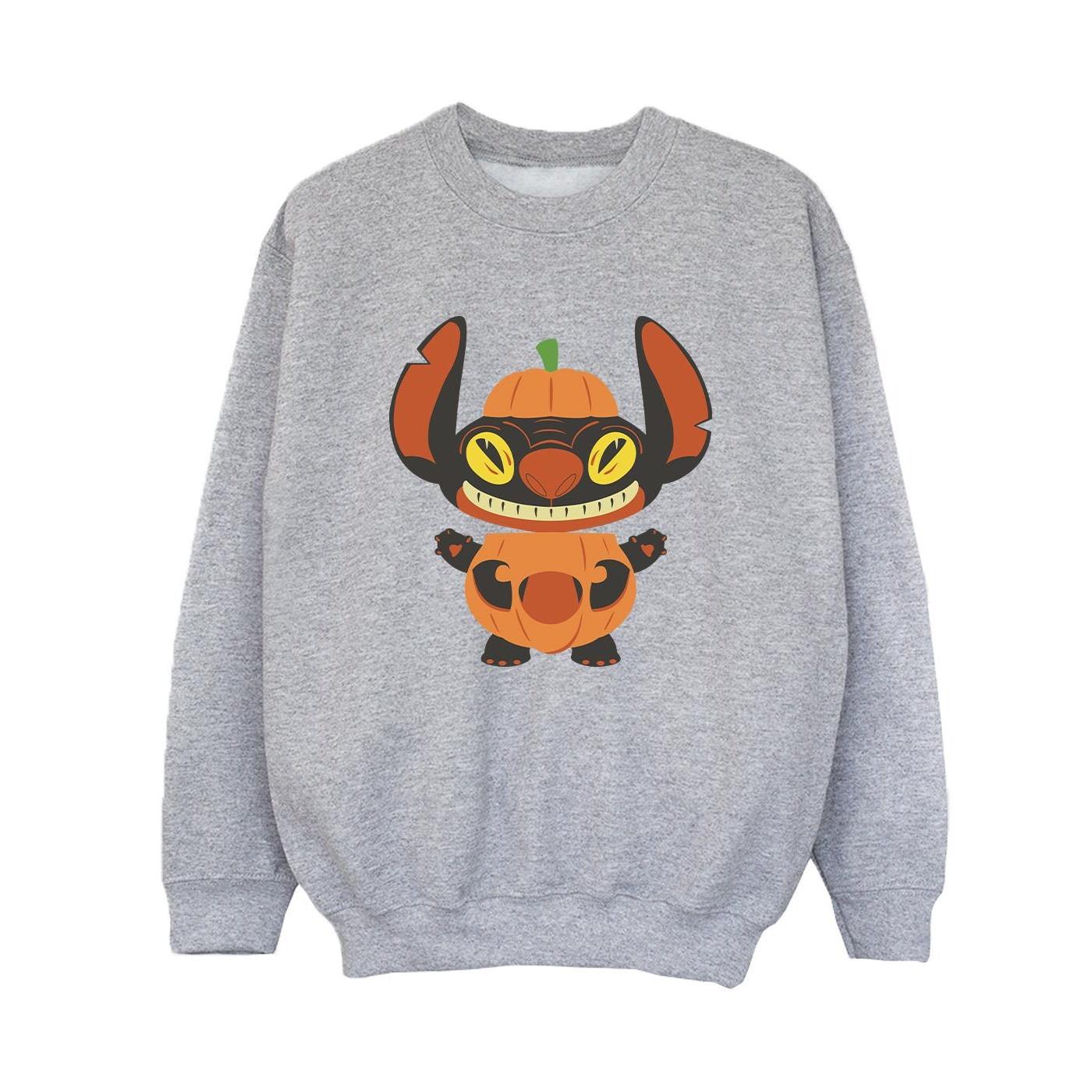 Lilo & Stitch Pumpkin Costume Sweatshirt Jungen Grau 104 von Disney