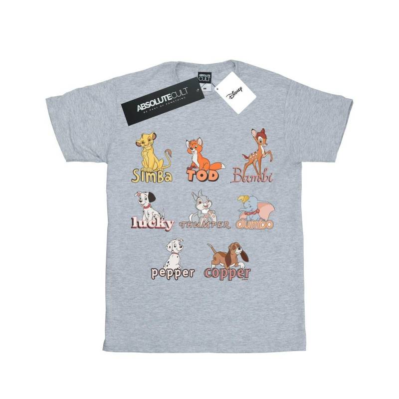 Little Friends Animals Tshirt Unisex Grau 140/146 von Disney