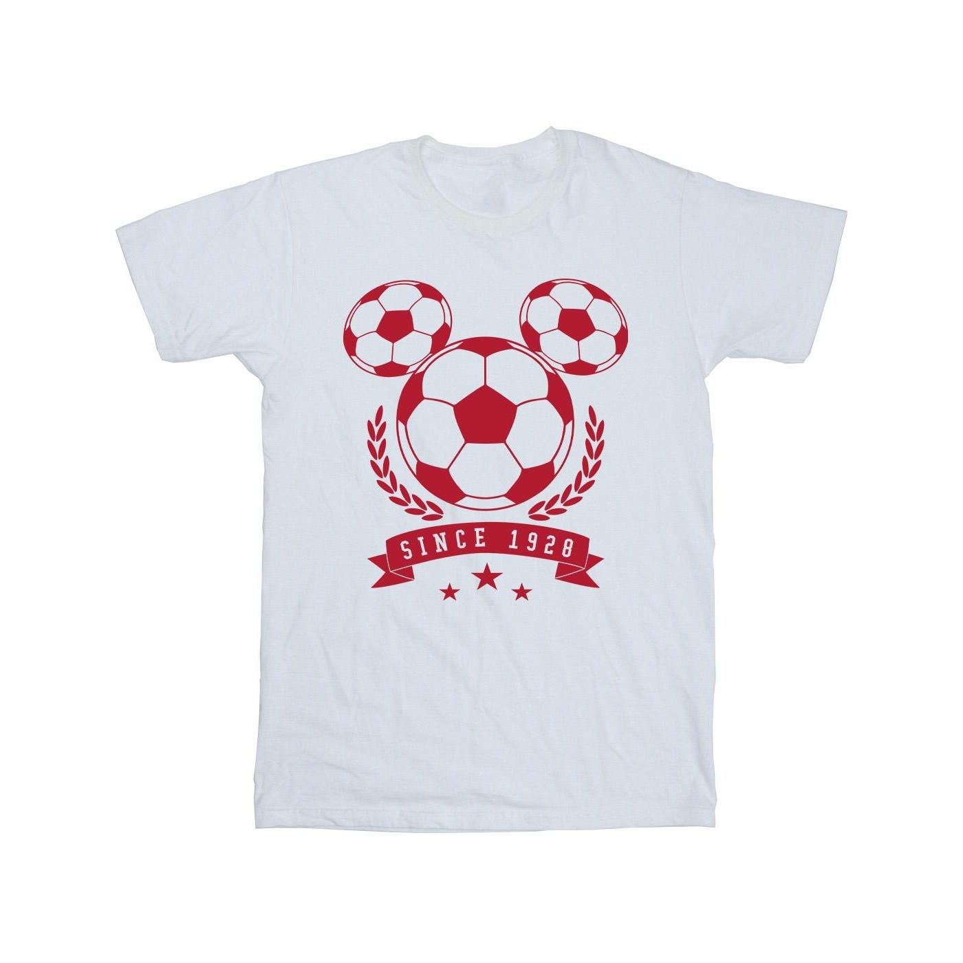 Mickey Football Head Tshirt Unisex Weiss 128 von Disney