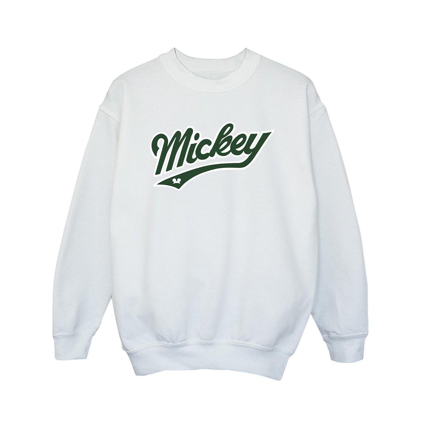 Mickey Mouse Bold Sweatshirt Mädchen Weiss 116 von Disney