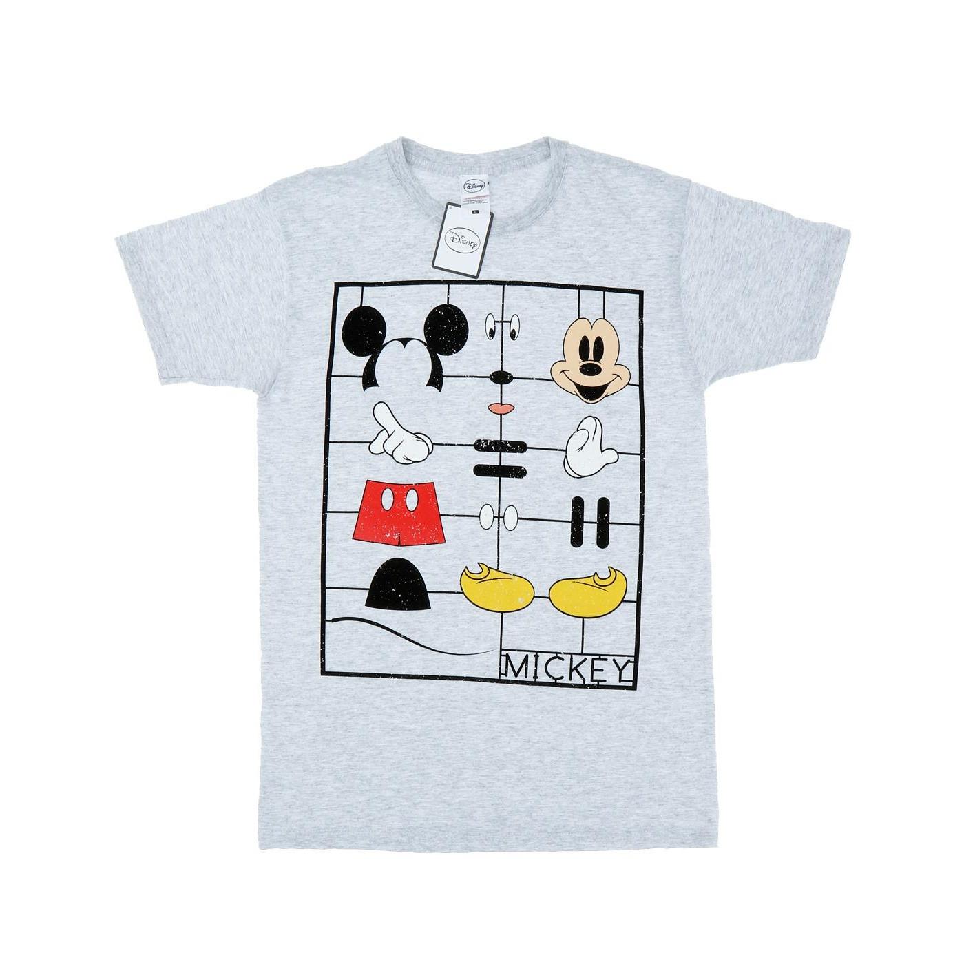 Mickey Mouse Construction Kit Tshirt Herren Grau S von Disney