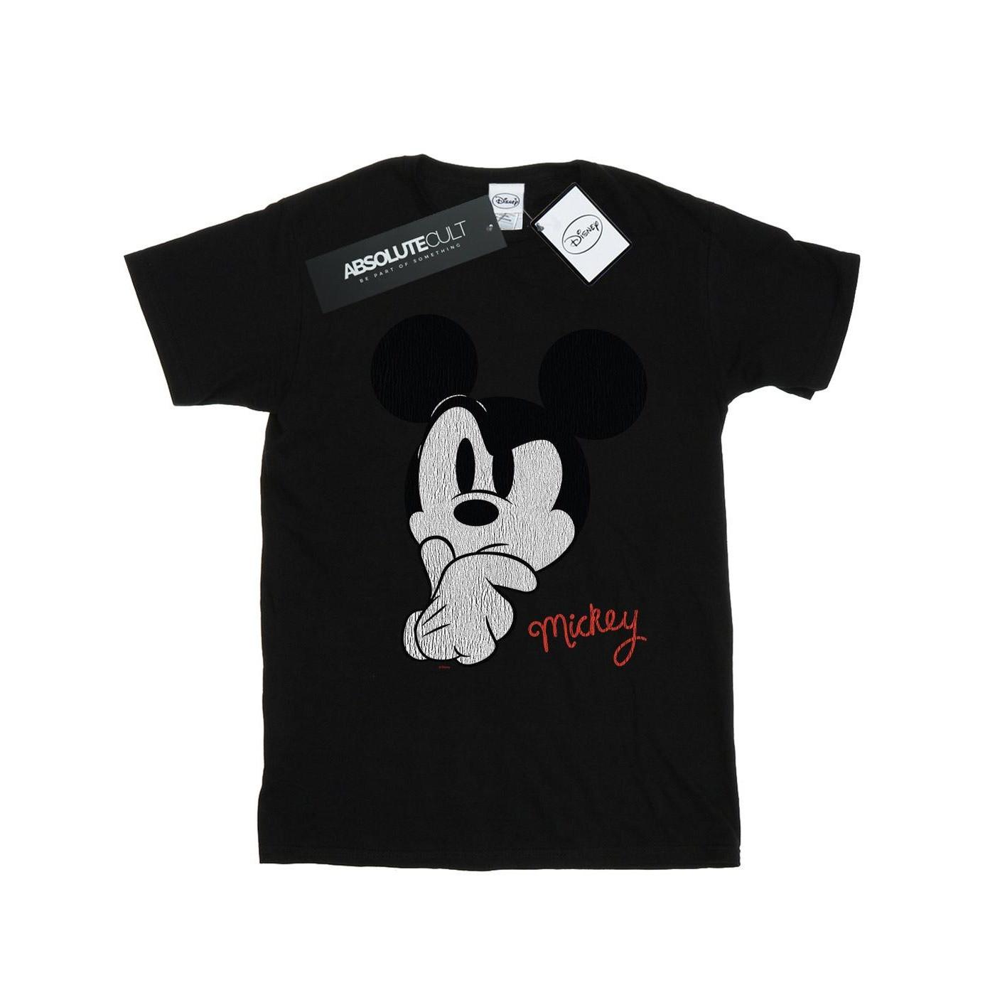 Mickey Mouse Distressed Ponder Tshirt Mädchen Schwarz 152-158 von Disney