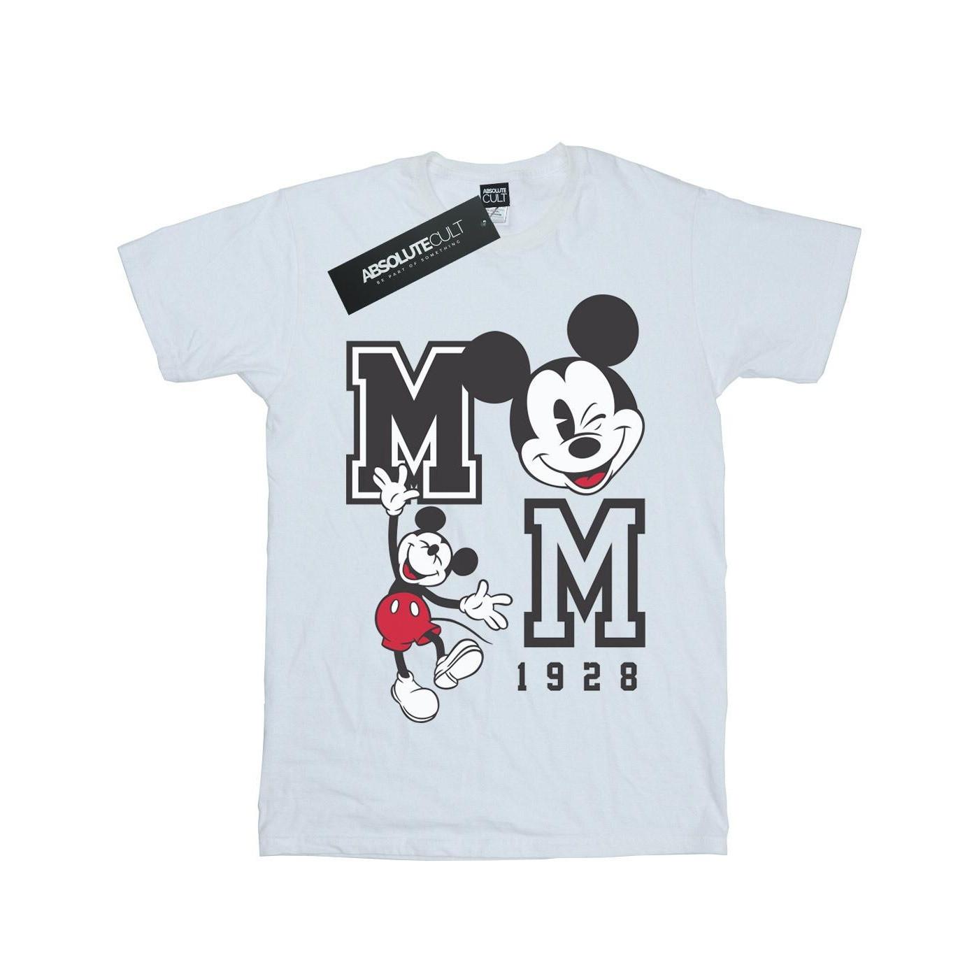 Mickey Mouse Jump And Wink Tshirt Jungen Weiss 116 von Disney