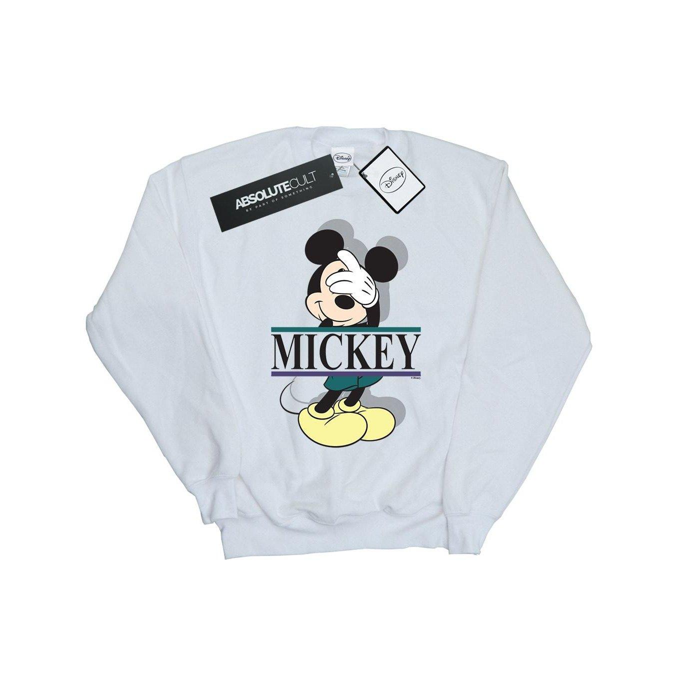 Mickey Mouse Letters Sweatshirt Mädchen Weiss 152-158 von Disney