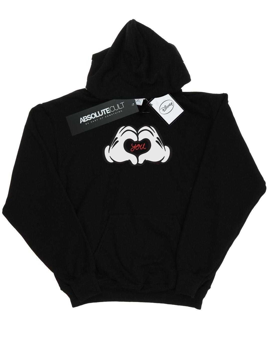 Mickey Mouse Loves You Kapuzenpullover Damen Schwarz S von Disney