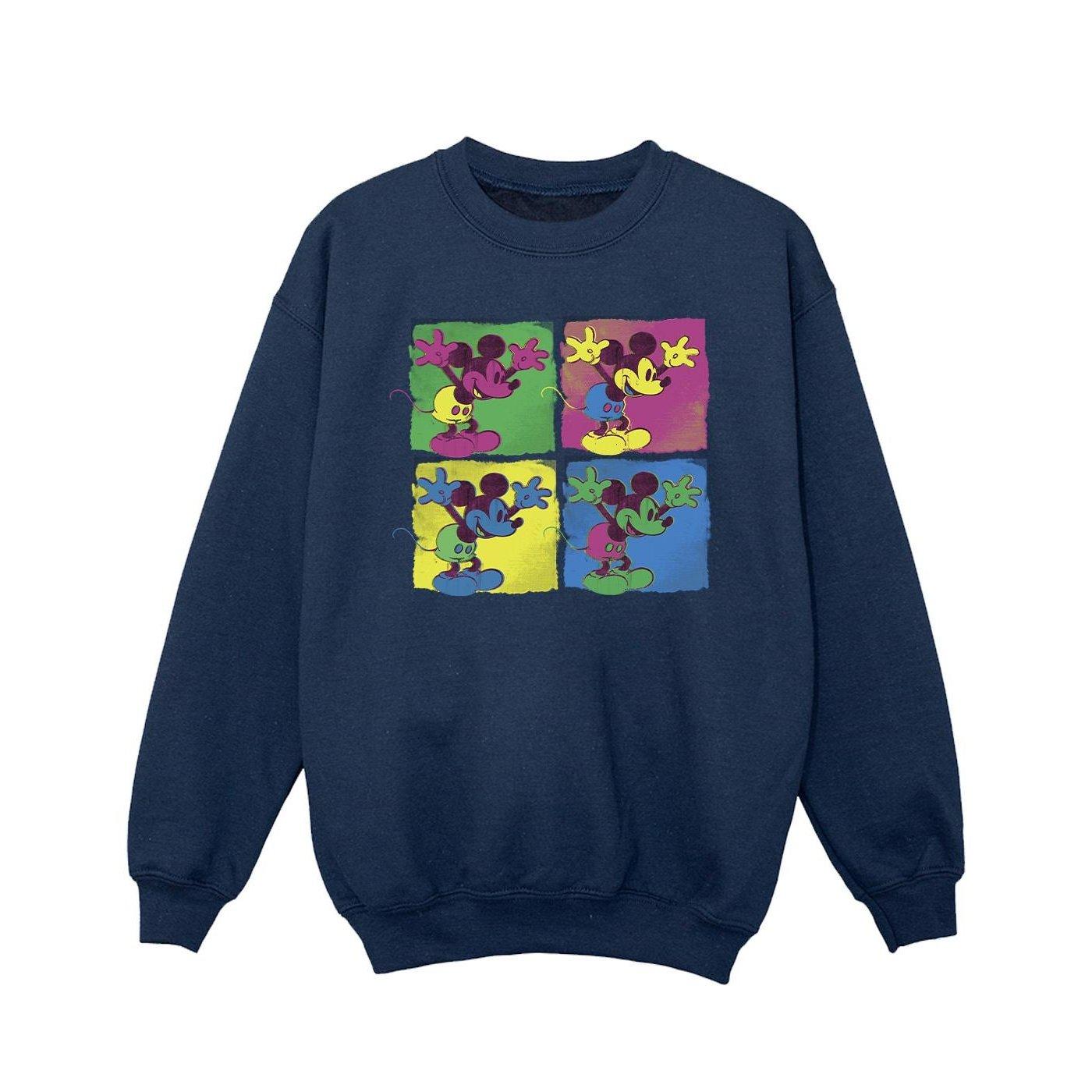 Mickey Mouse Pop Art Sweatshirt Mädchen Marine 128 von Disney