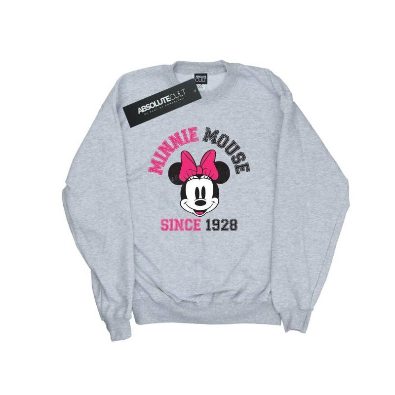 Mickey Mouse Since 1928 Sweatshirt Mädchen Grau 116 von Disney