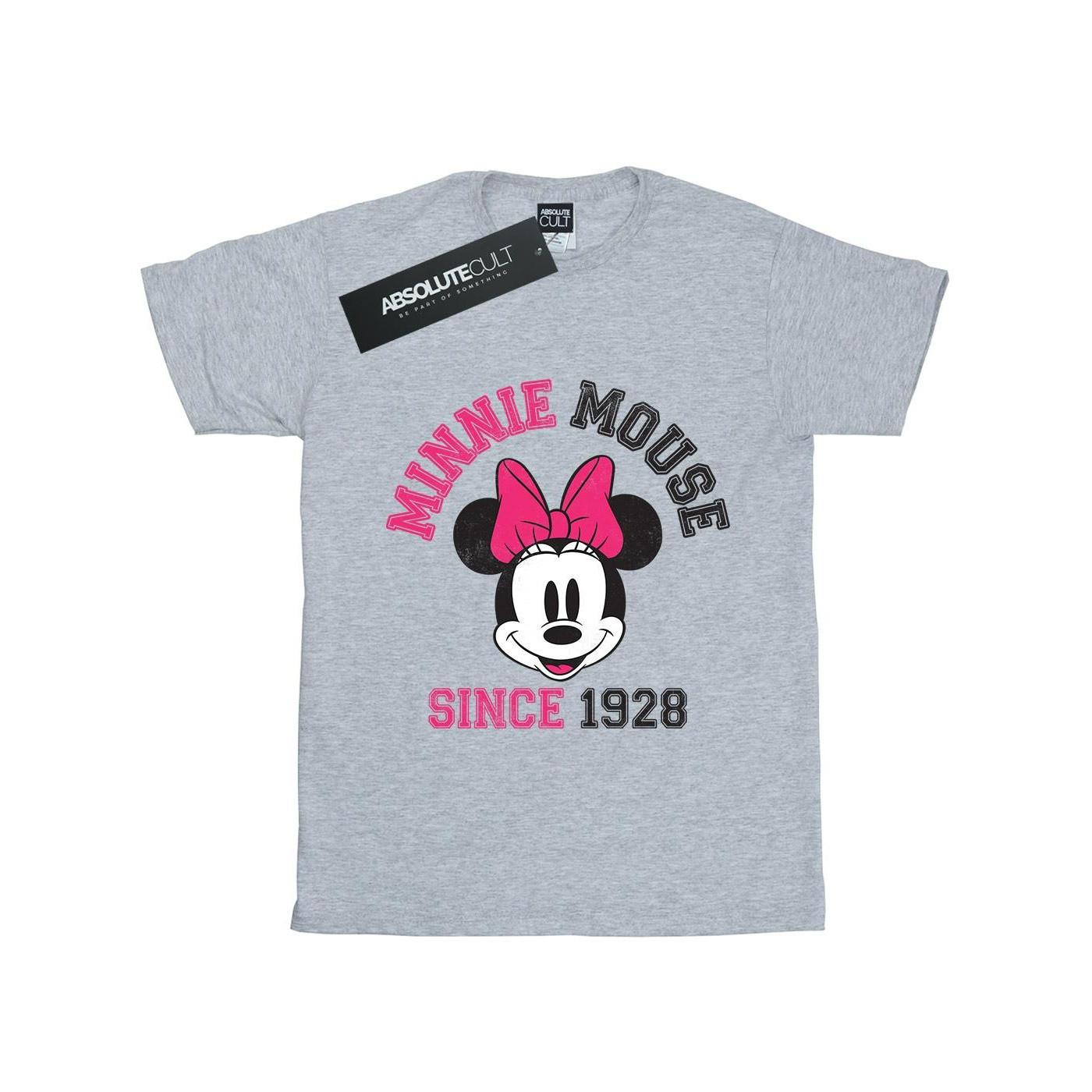 Mickey Mouse Since 1928 Tshirt Mädchen Grau 128 von Disney