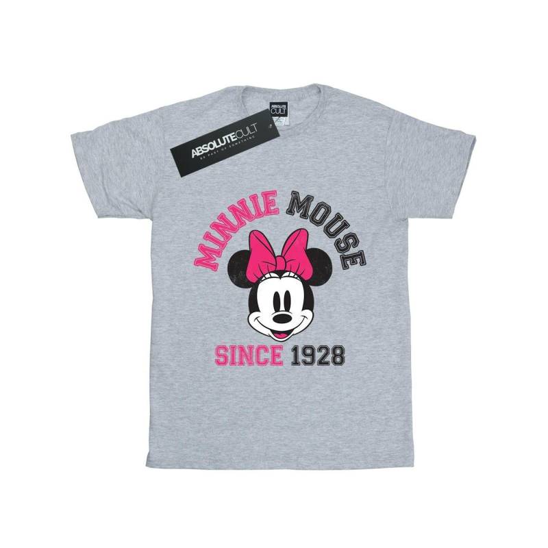 Mickey Mouse Since 1928 Tshirt Mädchen Grau 128 von Disney