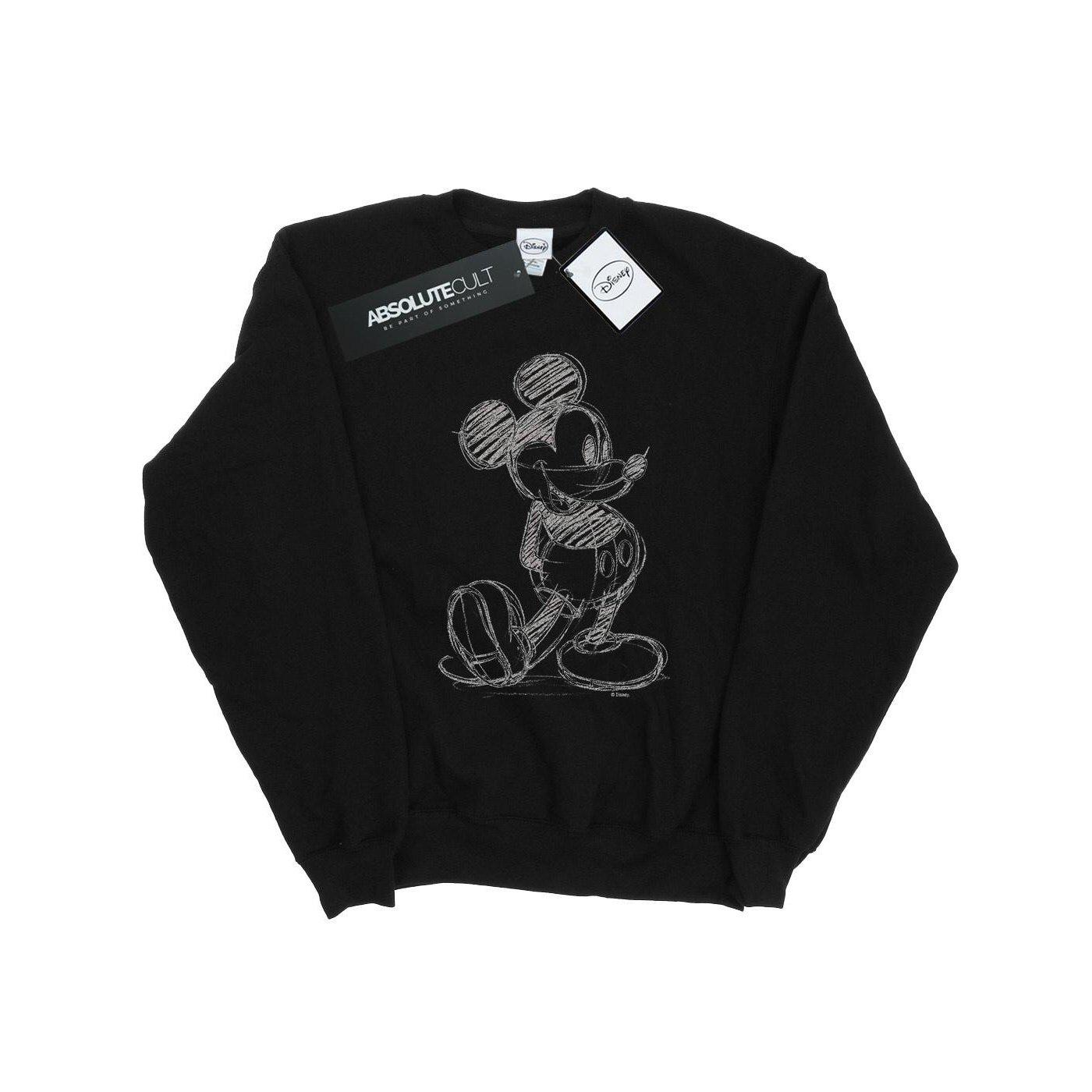 Mickey Mouse Sketch Kick Sweatshirt Mädchen Schwarz 140/146 von Disney