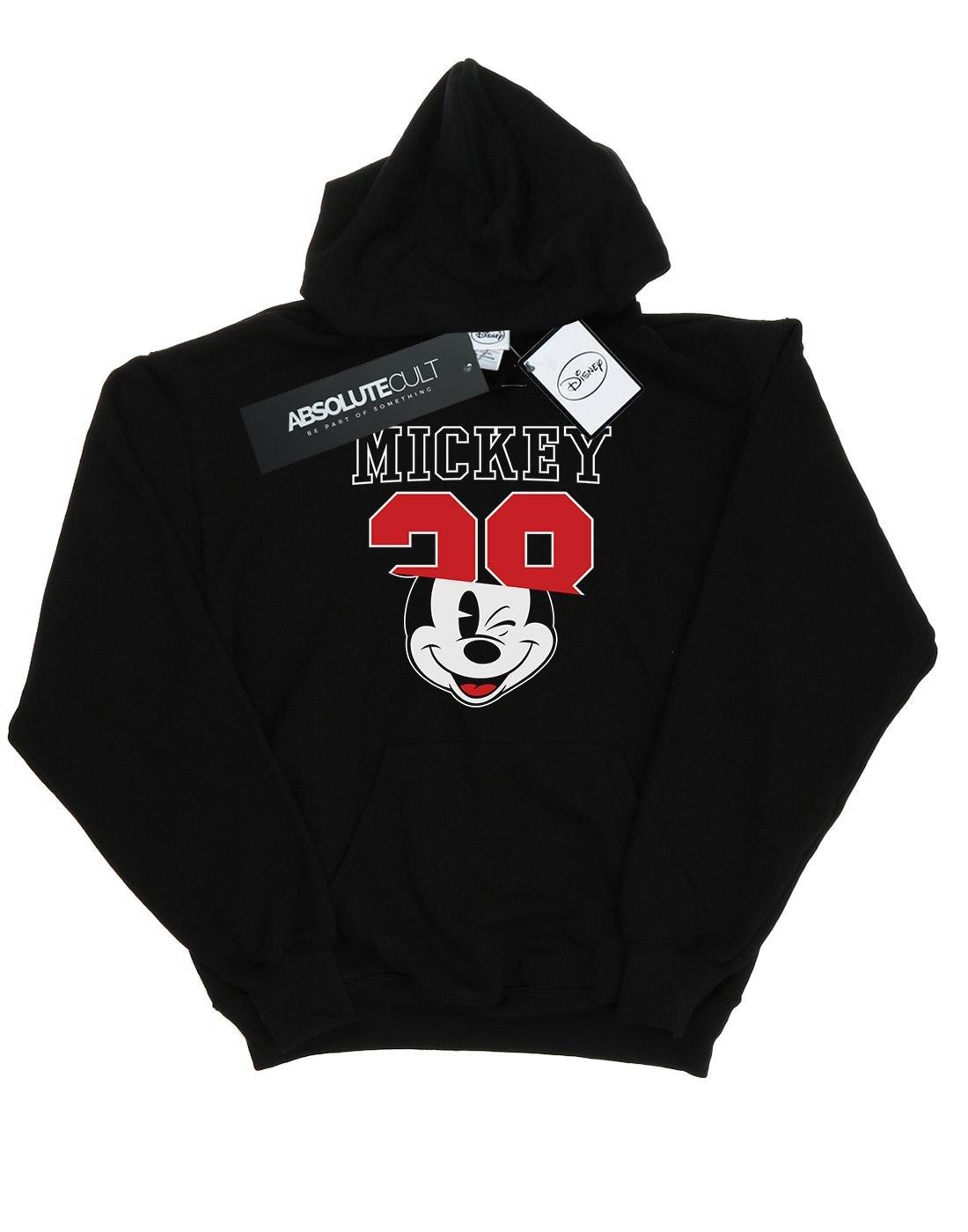 Mickey Mouse Split 28 Kapuzenpullover Damen Schwarz L von Disney