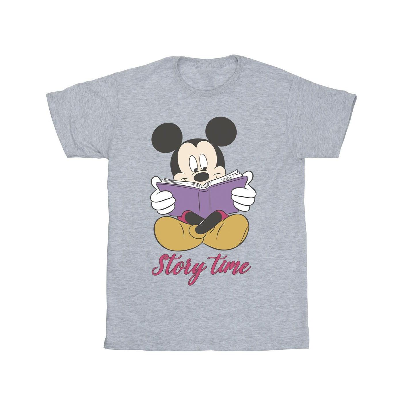 Mickey Mouse Story Time Tshirt Jungen Grau 128 von Disney