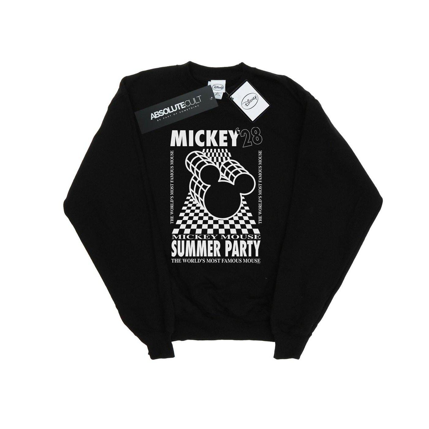 Mickey Mouse Summer Party Sweatshirt Damen Schwarz XL von Disney