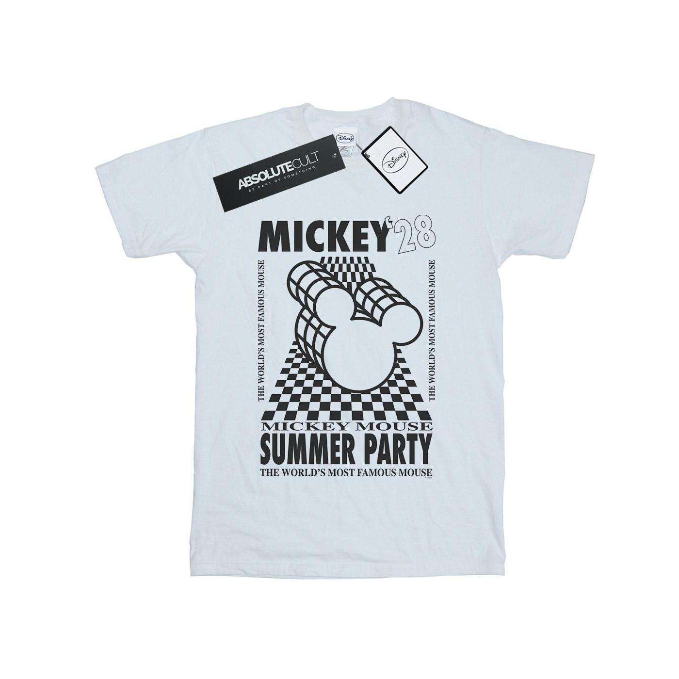 Mickey Mouse Summer Party Tshirt Jungen Weiss 152-158 von Disney