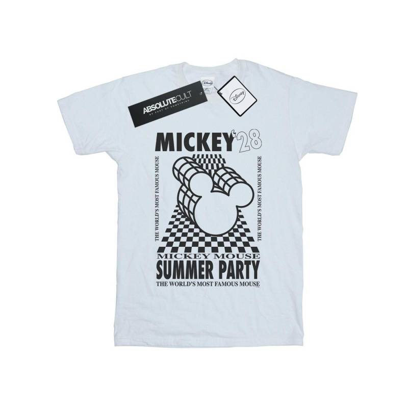 Mickey Mouse Summer Party Tshirt Jungen Weiss 152-158 von Disney