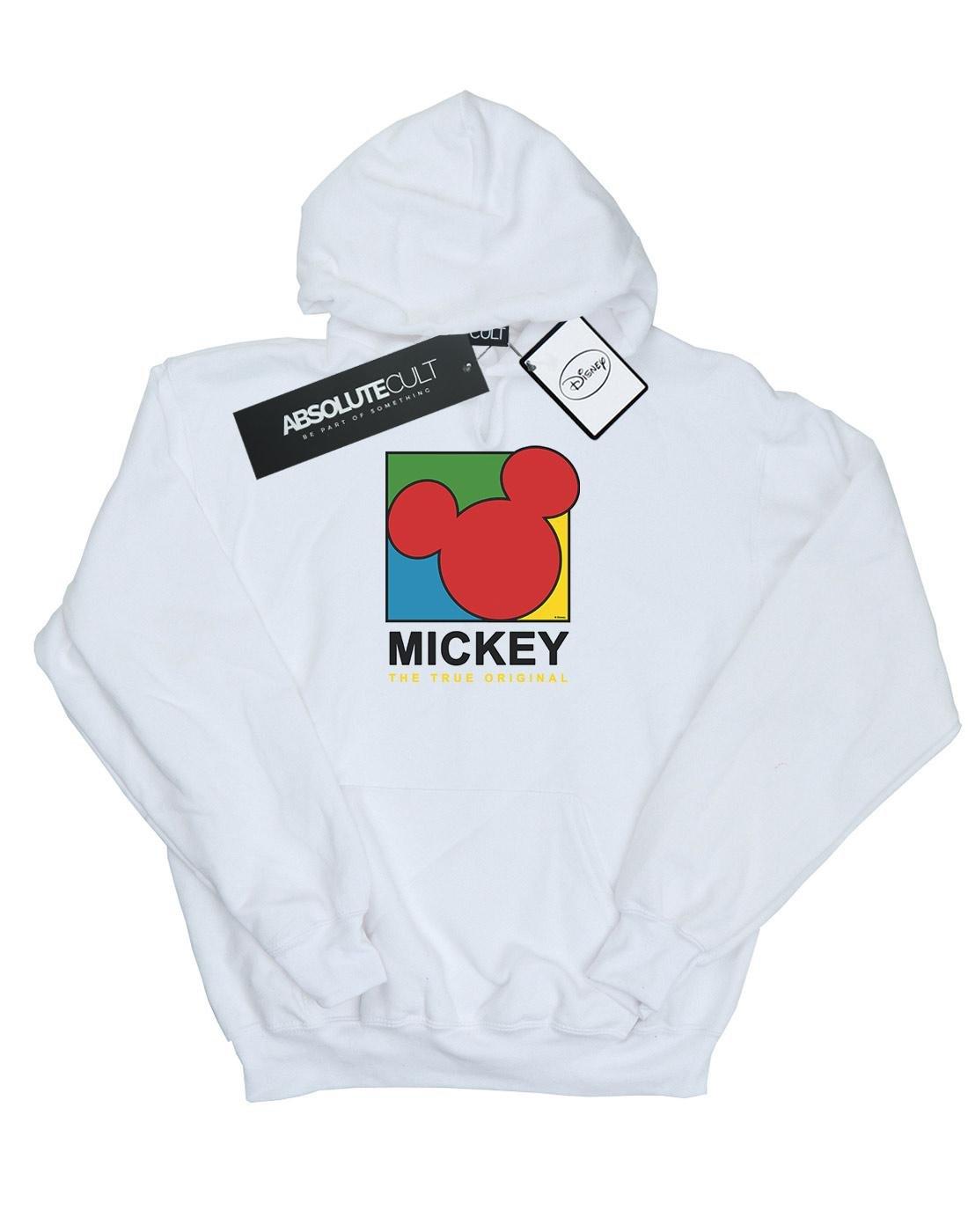 Mickey Mouse True 90s Kapuzenpullover Damen Weiss S von Disney