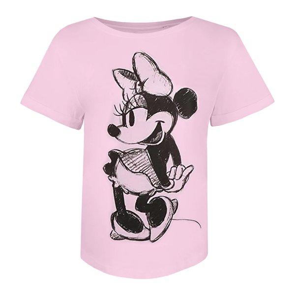 Tshirt Damen Hellrosa L von Disney