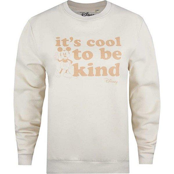 Its Cool To Be Kind Sweatshirt Damen Beige M von Disney