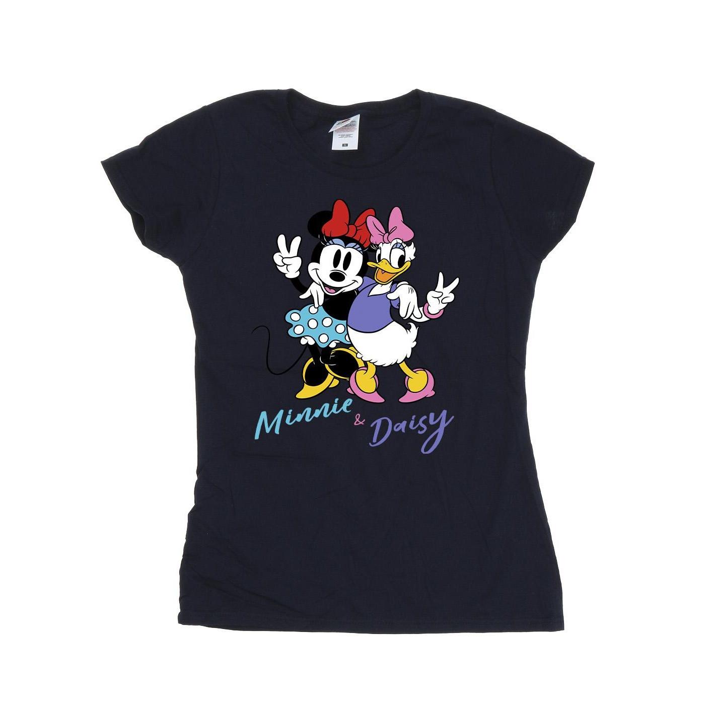 Minnie Mouse And Daisy Tshirt Damen Marine L von Disney
