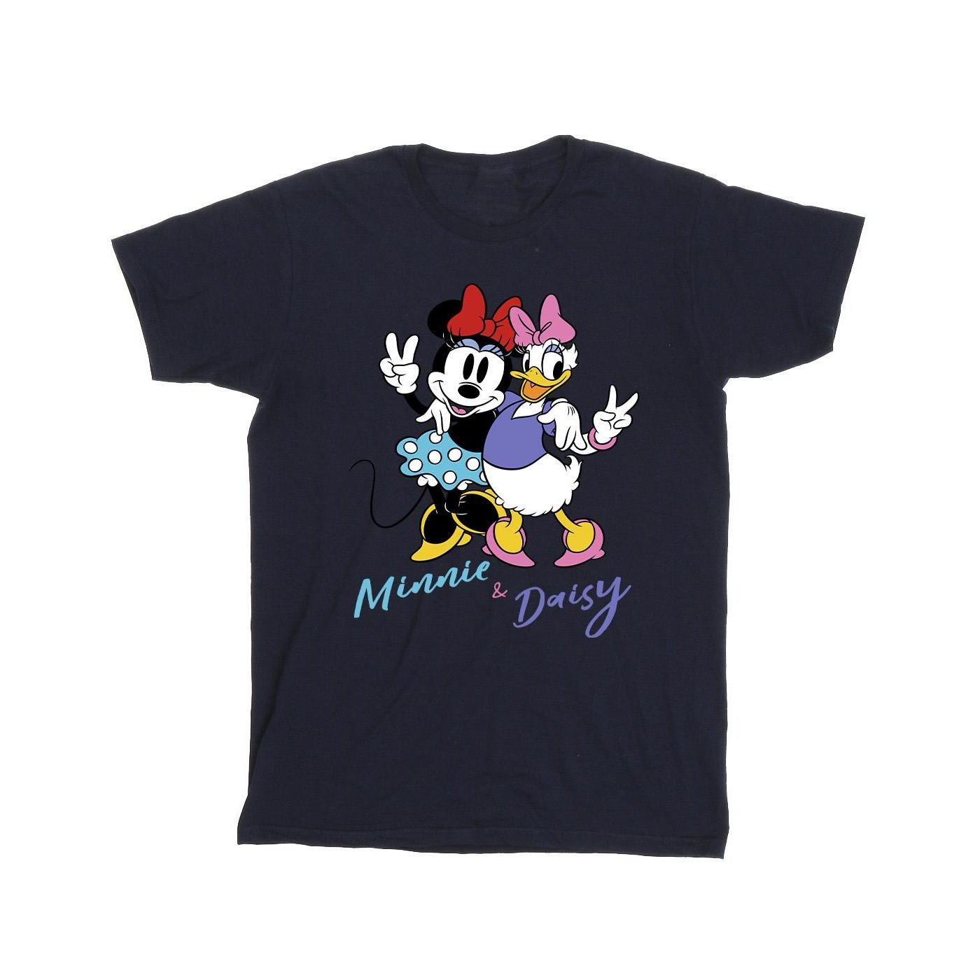 Minnie Mouse And Daisy Tshirt Mädchen Marine 140/146 von Disney