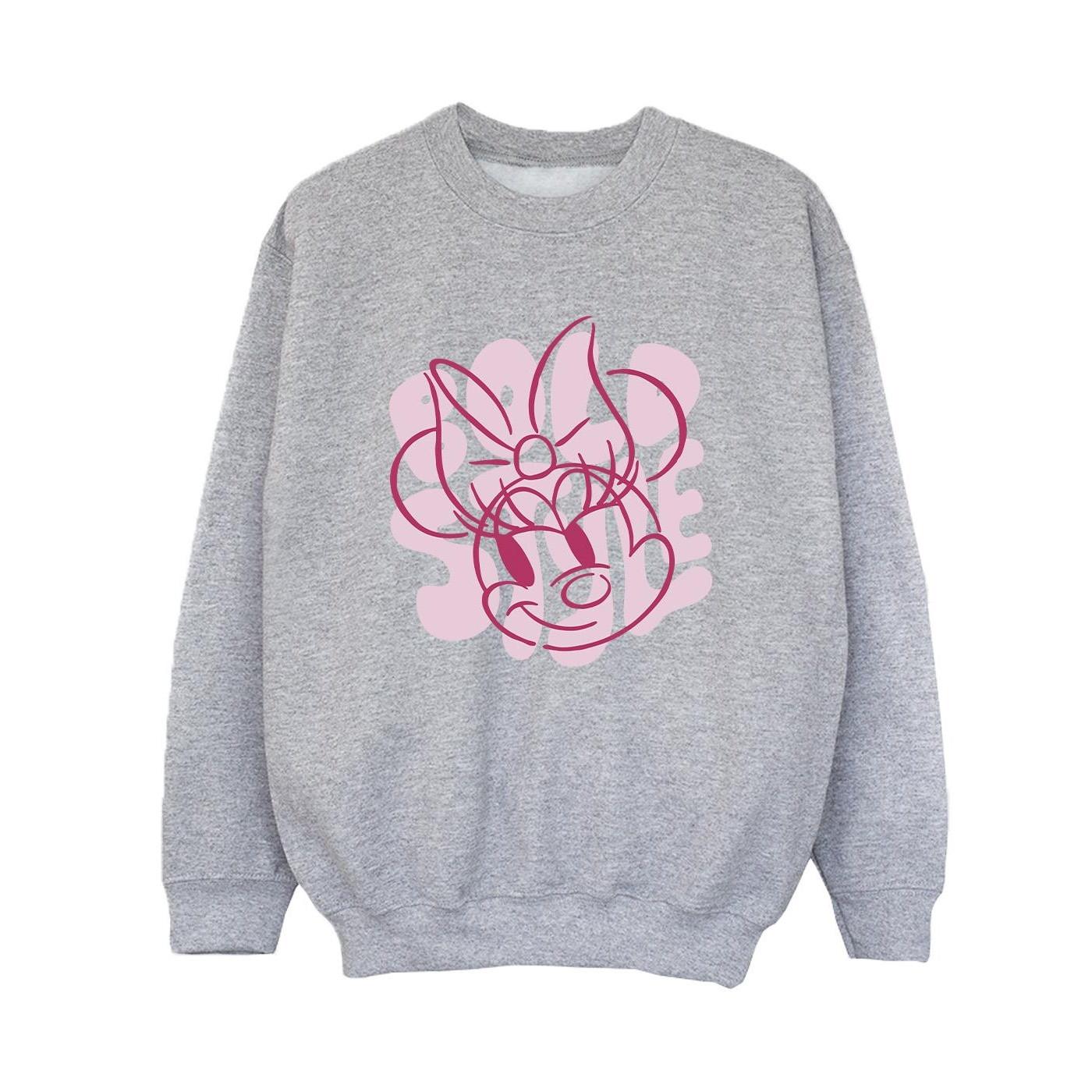 Minnie Mouse Bold Style Sweatshirt Jungen Grau 152-158 von Disney