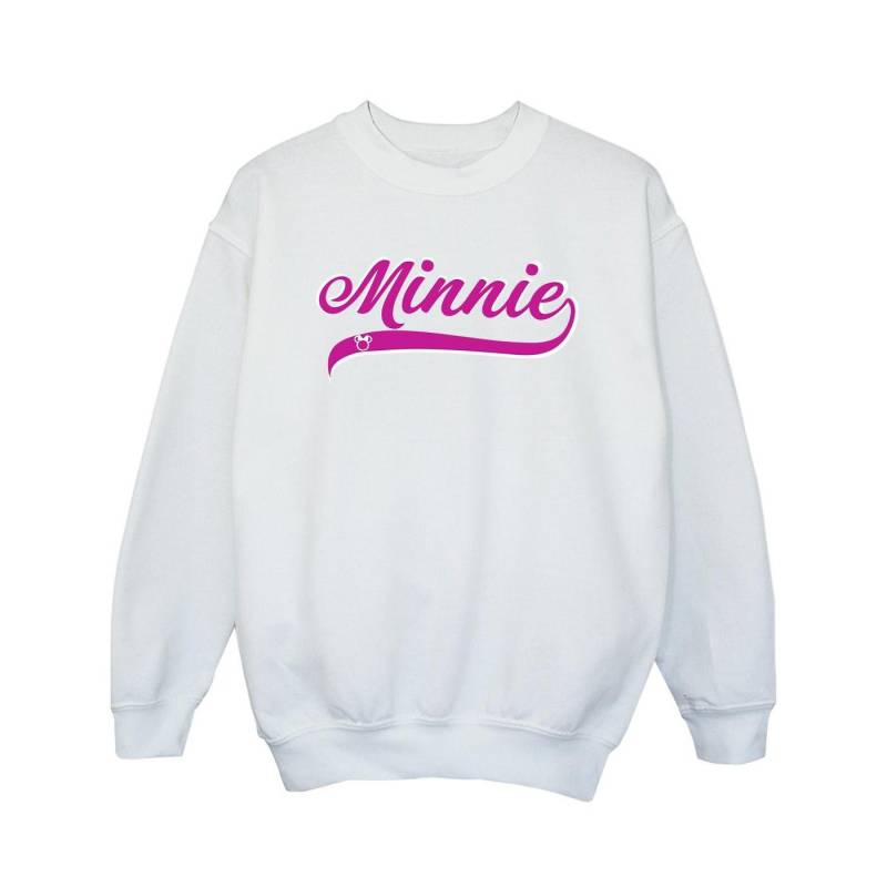 Minnie Mouse Logo Sweatshirt Mädchen Weiss 104 von Disney