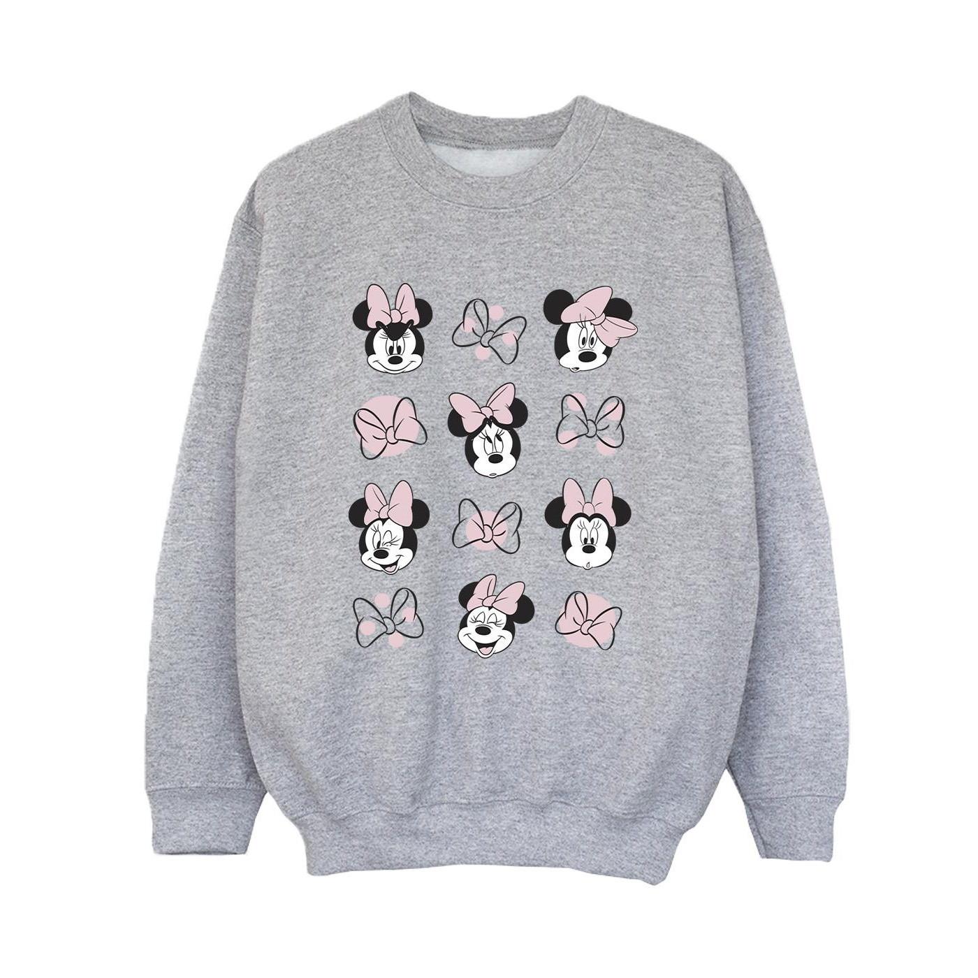 Minnie Mouse Multiple Sweatshirt Jungen Grau 116 von Disney