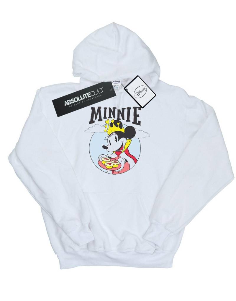 Minnie Mouse Queen Kapuzenpullover Damen Weiss XXL von Disney