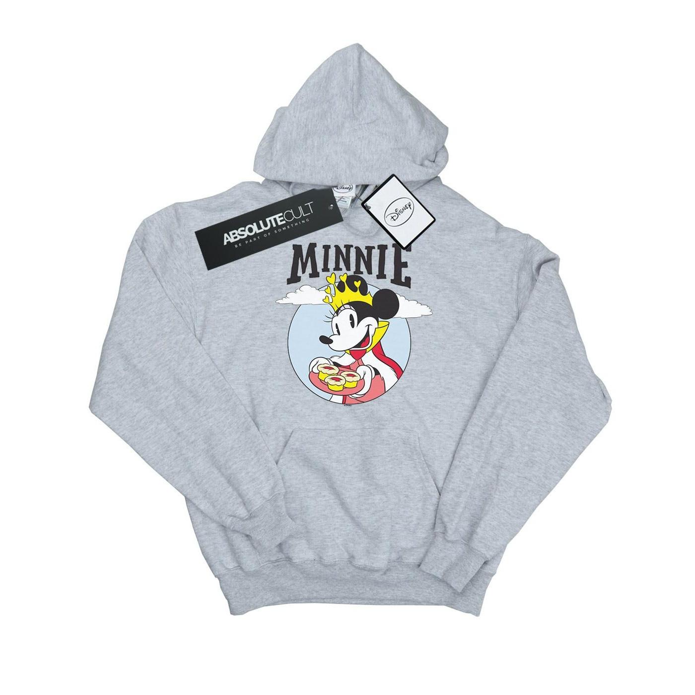 Minnie Mouse Queen Kapuzenpullover Mädchen Grau 116 von Disney
