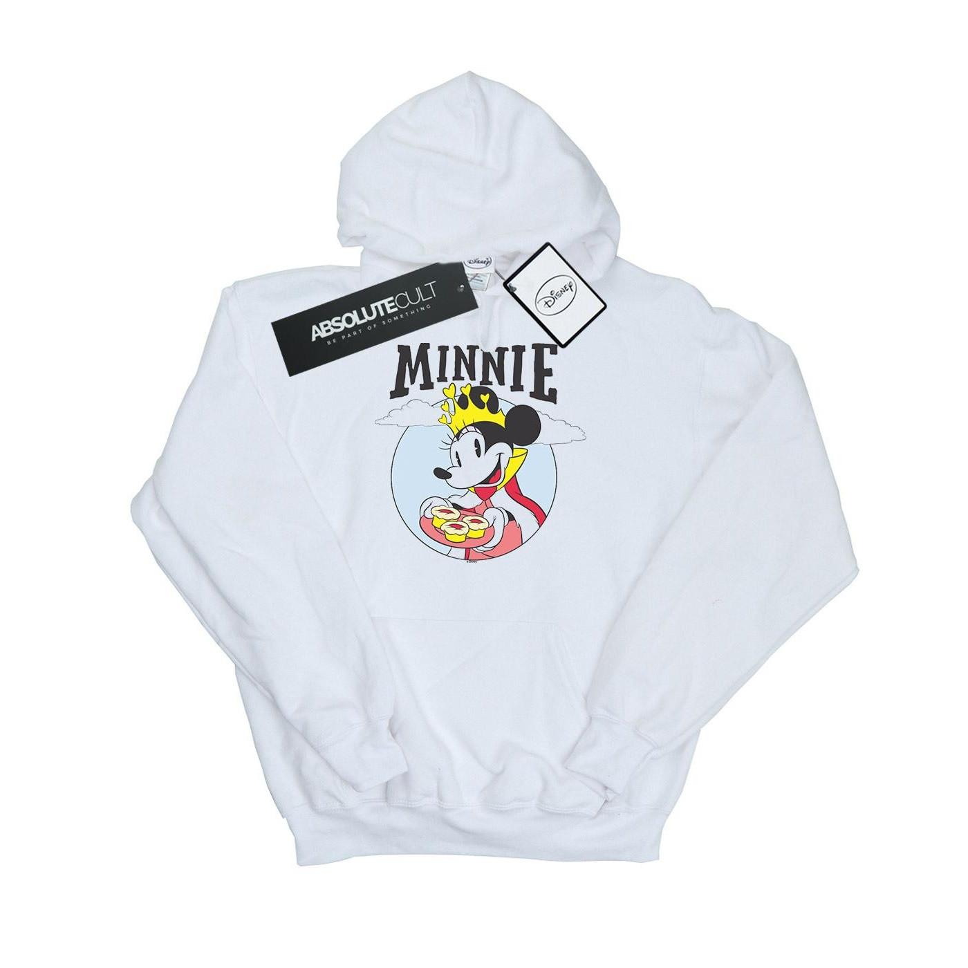 Minnie Mouse Queen Kapuzenpullover Mädchen Weiss 116 von Disney