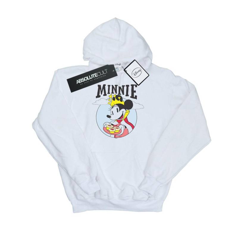 Minnie Mouse Queen Kapuzenpullover Mädchen Weiss 128 von Disney
