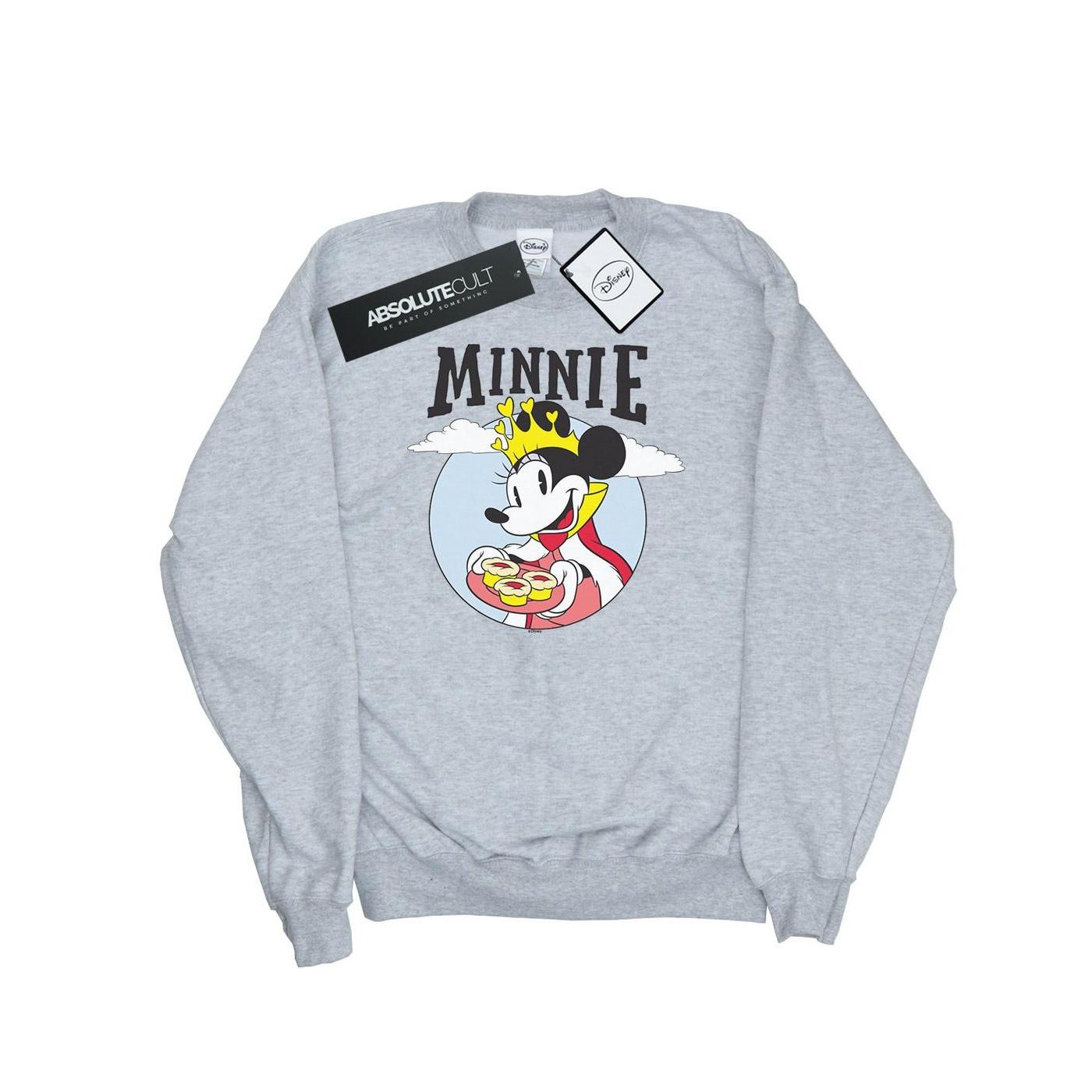Minnie Mouse Queen Sweatshirt Jungen Grau 116 von Disney