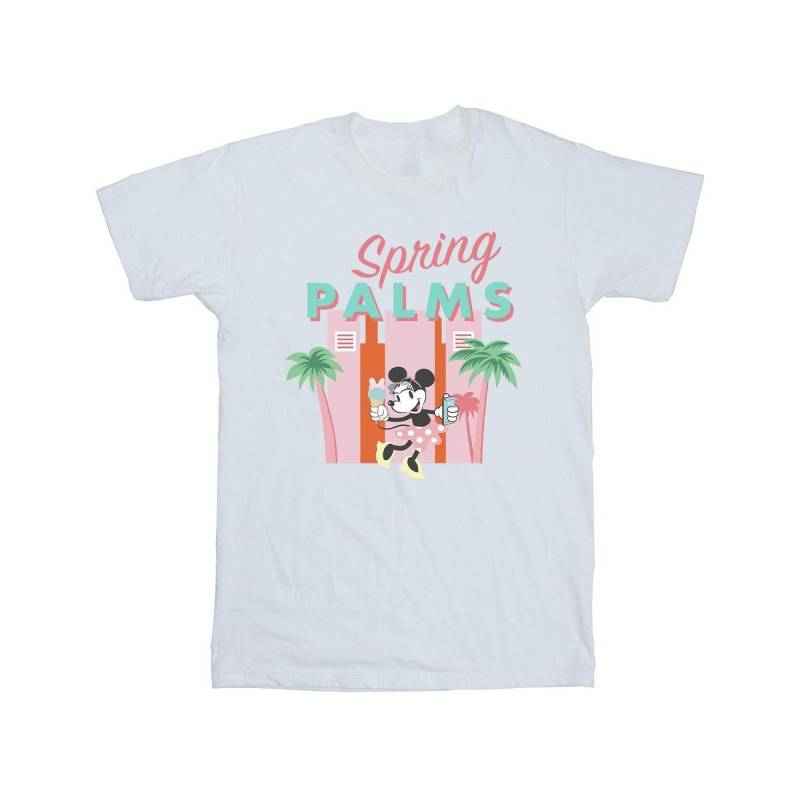 Minnie Mouse Spring Palms Tshirt Jungen Weiss 152-158 von Disney