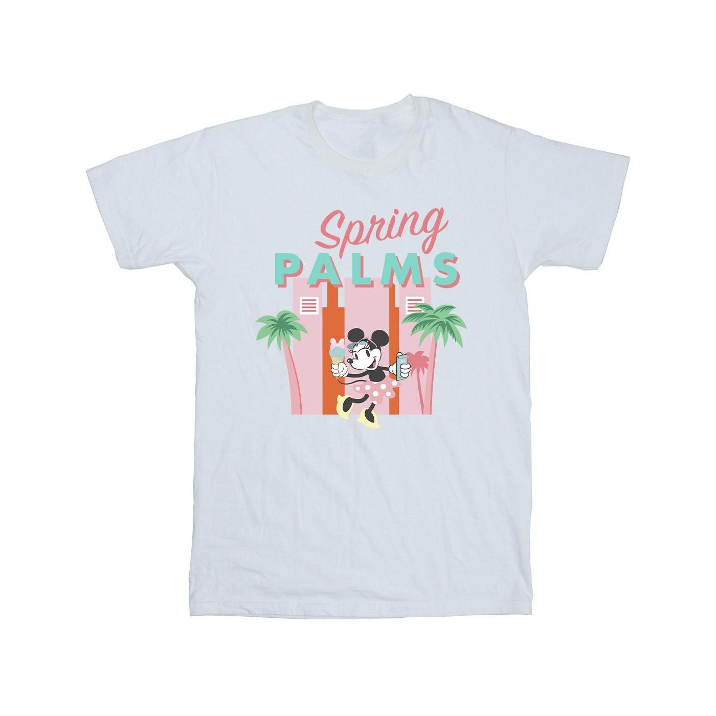 Minnie Mouse Spring Palms Tshirt Mädchen Weiss 116 von Disney