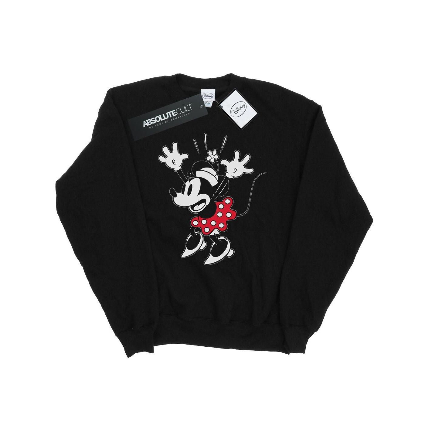 Minnie Mouse Surprise Sweatshirt Jungen Schwarz 128 von Disney