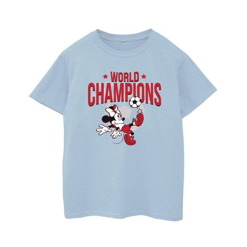 Minnie Mouse World Champions Tshirt Jungen Blau 152-158 von Disney