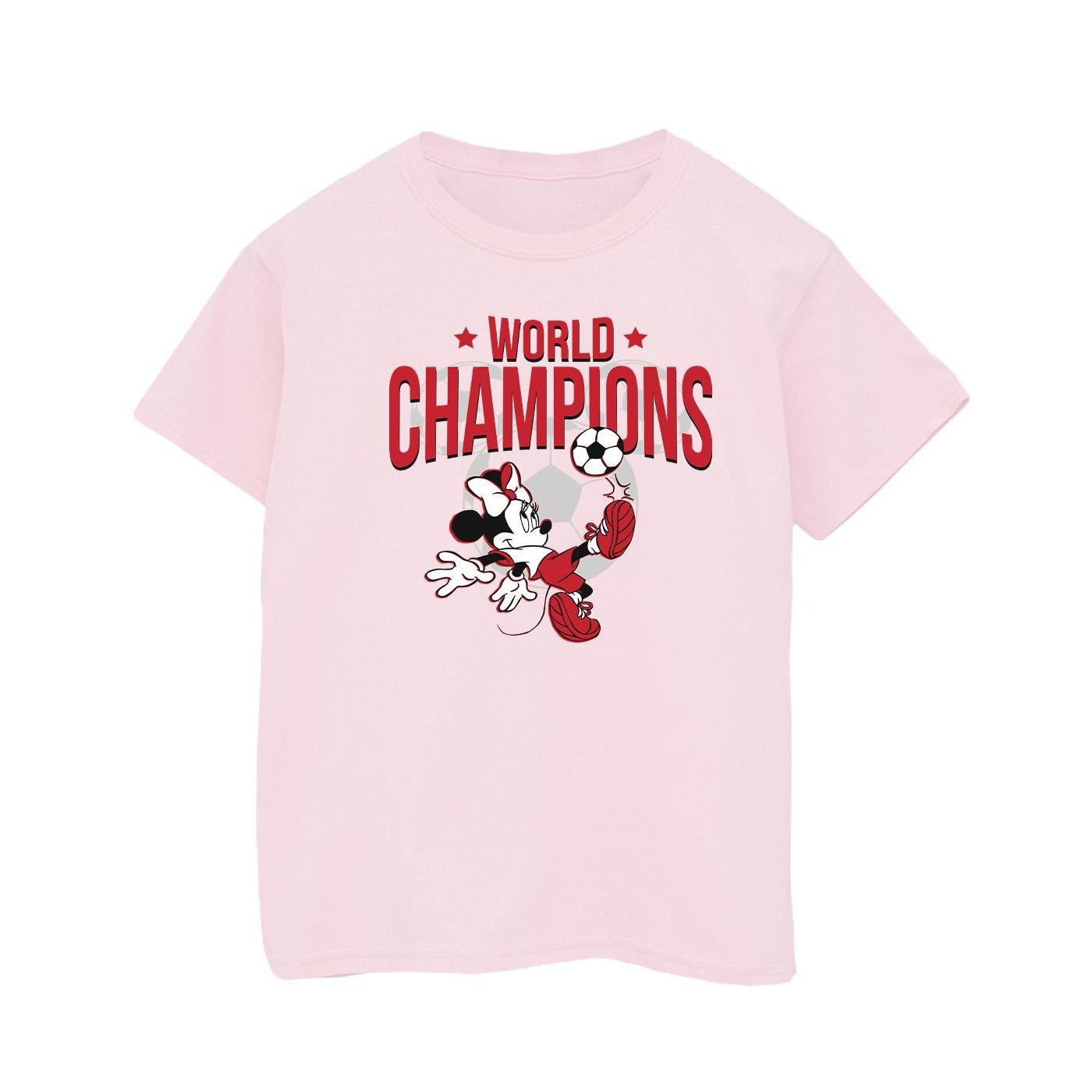 Minnie Mouse World Champions Tshirt Jungen Pink 104 von Disney