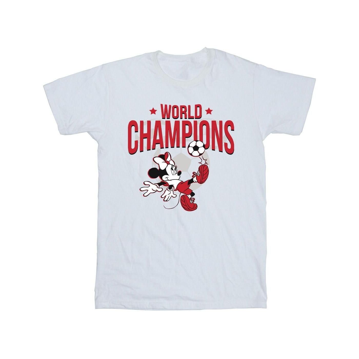 Minnie Mouse World Champions Tshirt Jungen Weiss 152-158 von Disney