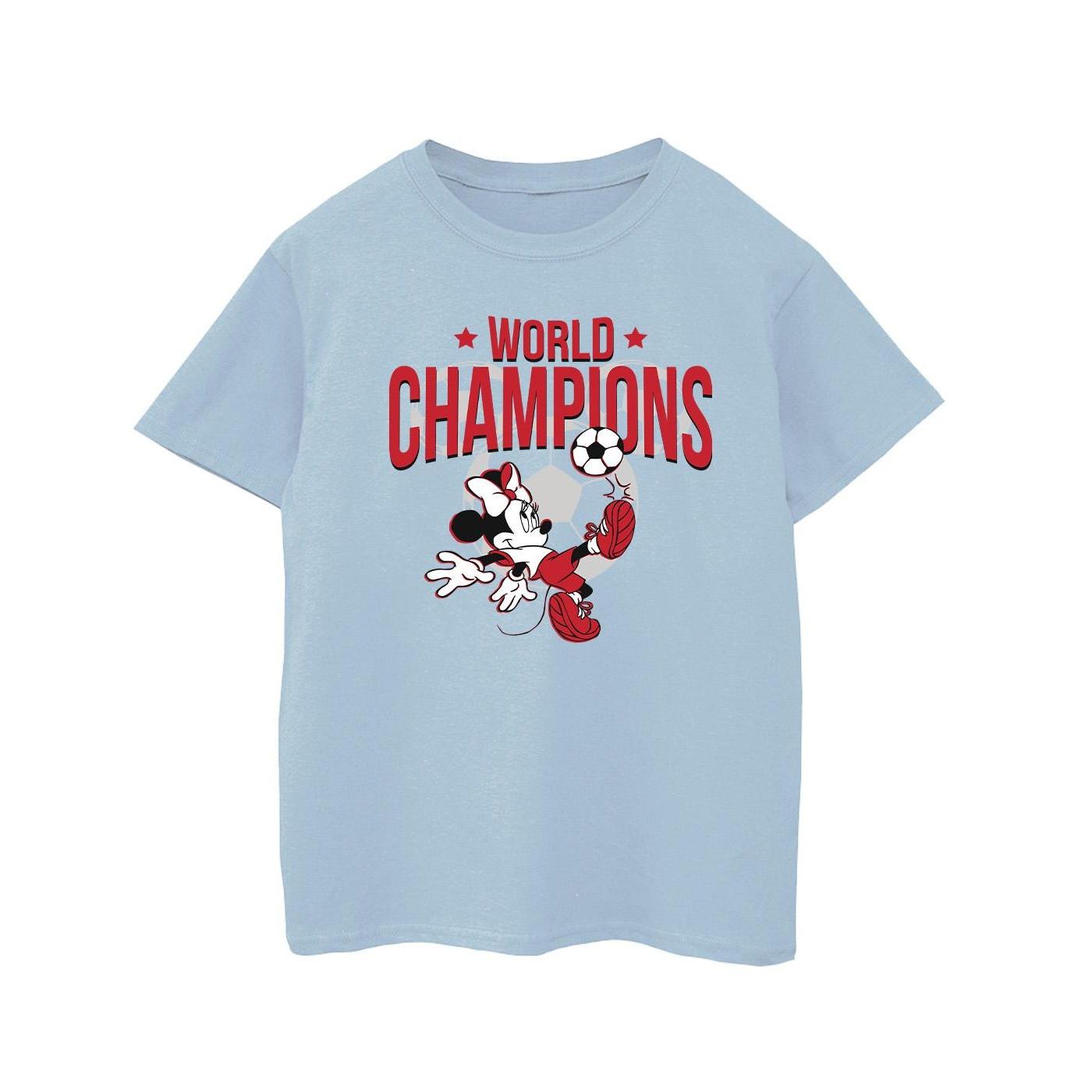 Minnie Mouse World Champions Tshirt Mädchen Blau 152-158 von Disney