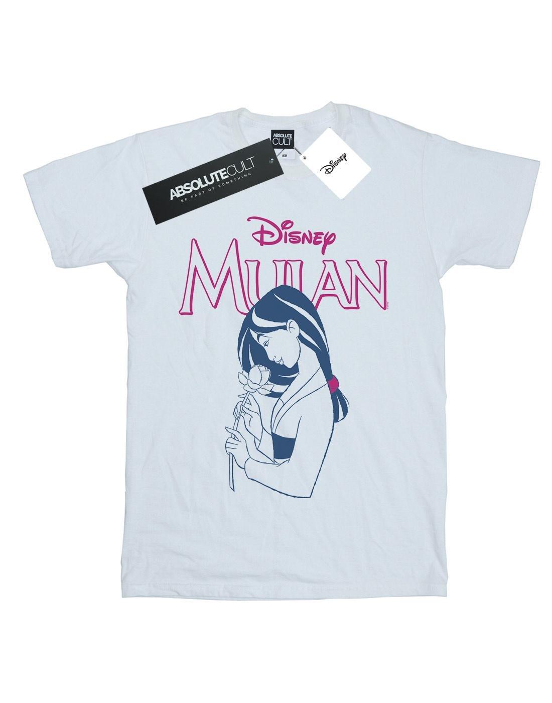 Mulan Magnolia Line Tshirt Damen Weiss L von Disney