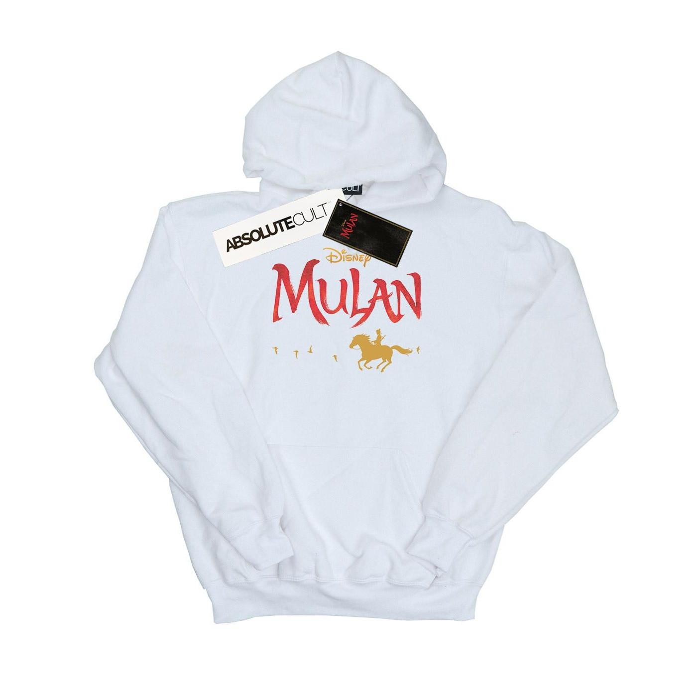 Mulan Movie Logo Kapuzenpullover Jungen Weiss 116 von Disney