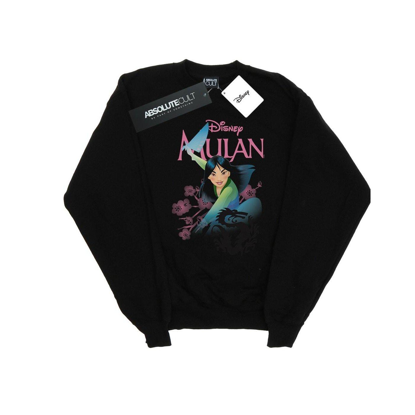 Mulan My Own Hero Sweatshirt Unisex Schwarz 140/146 von Disney