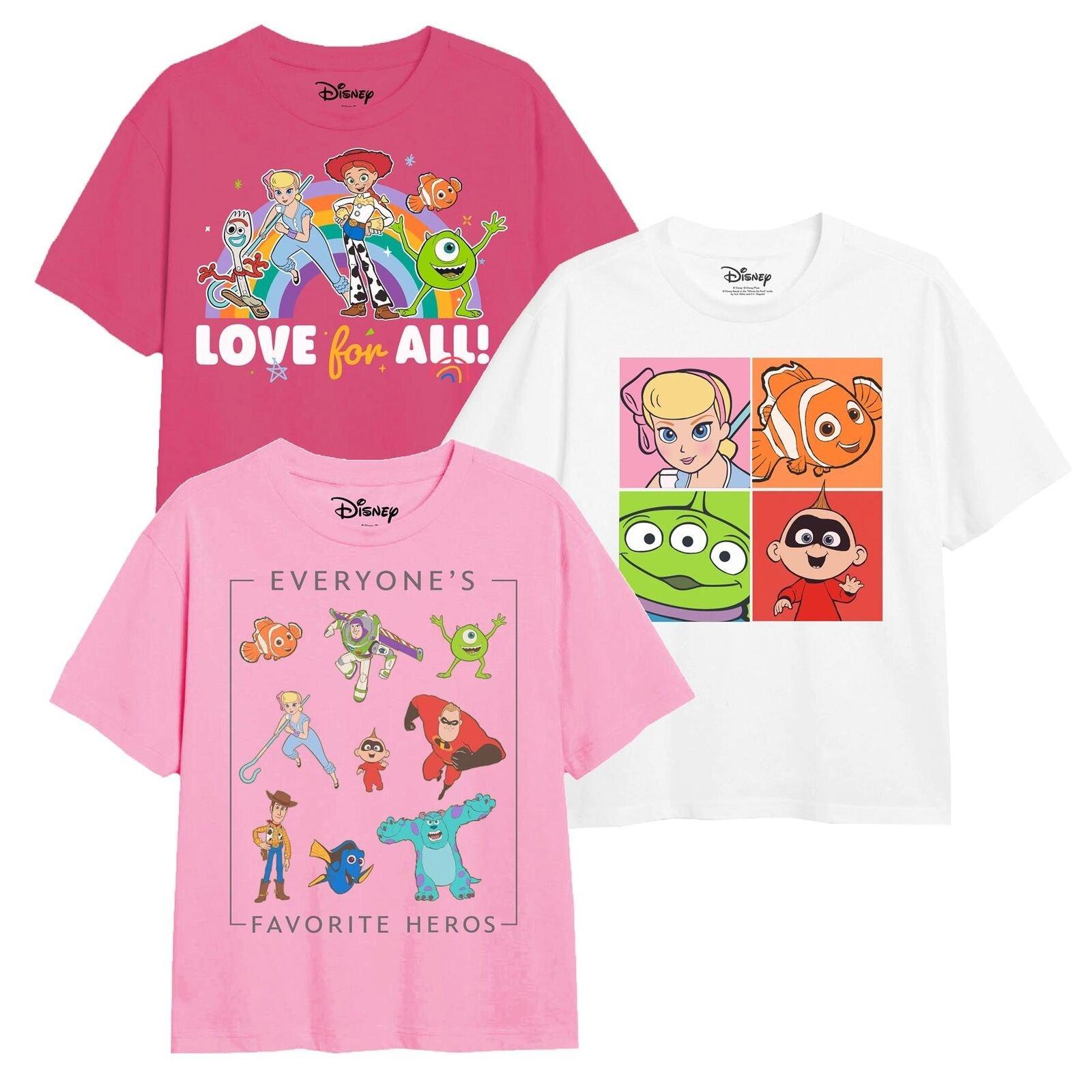 Pixer All Time Favourites Tshirt (3erpack) Mädchen Multicolor 116 von Disney