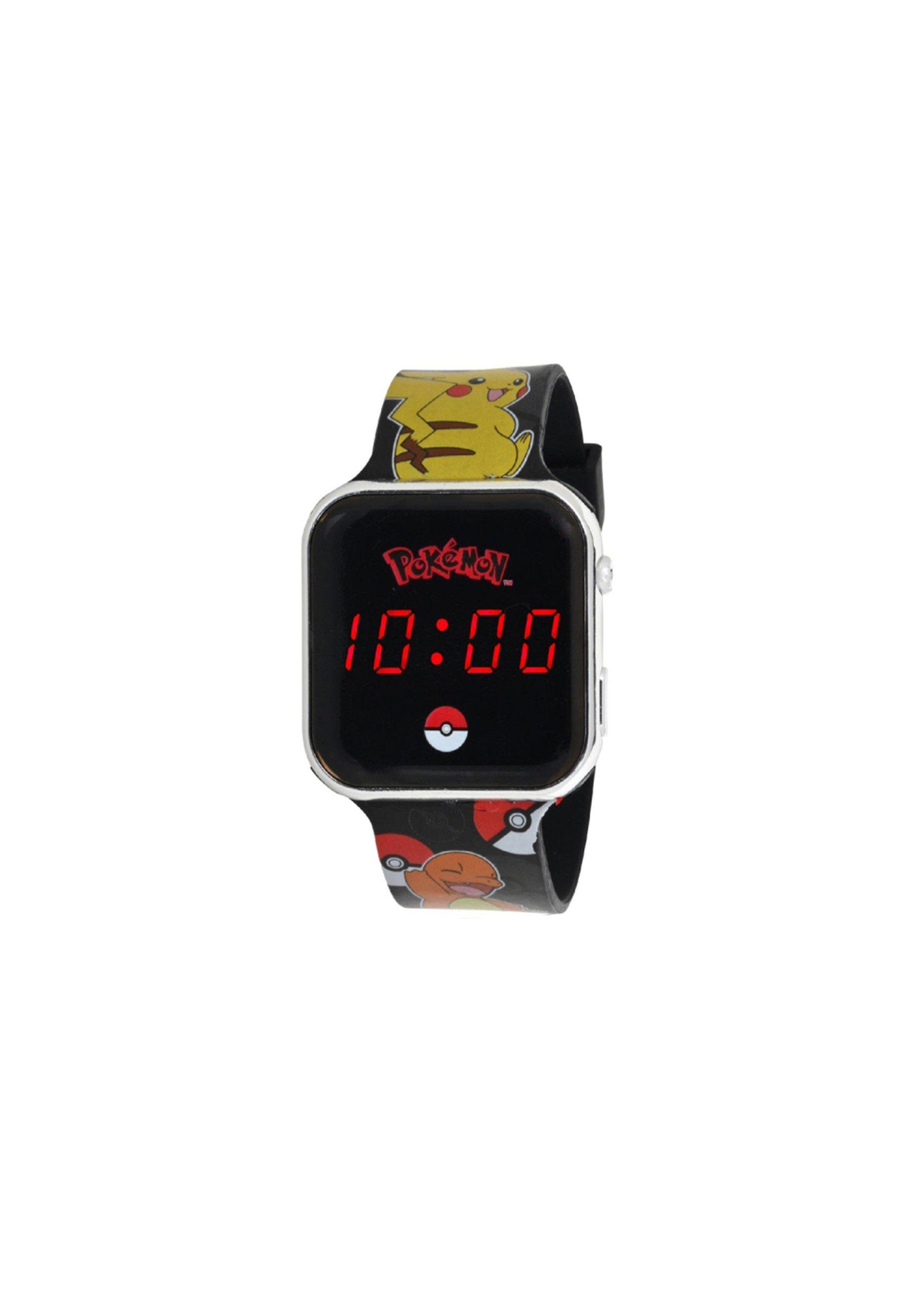 Pokemon Led Watch Unisex Schwarz ONE SIZE von Disney