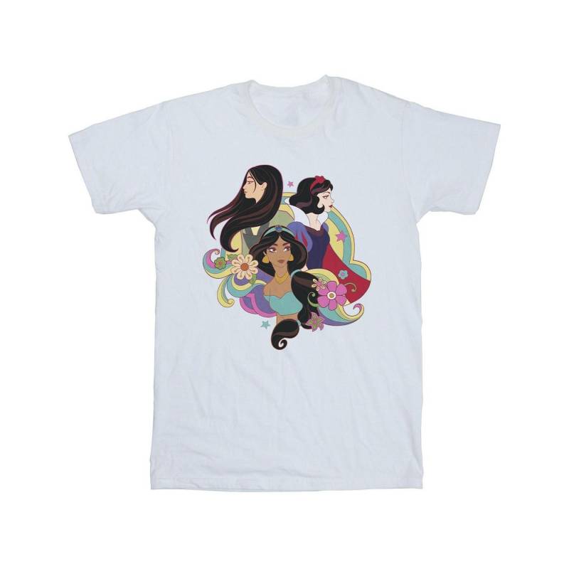 Princess Mulan Jasmine Snow White Tshirt Herren Weiss 3XL von Disney