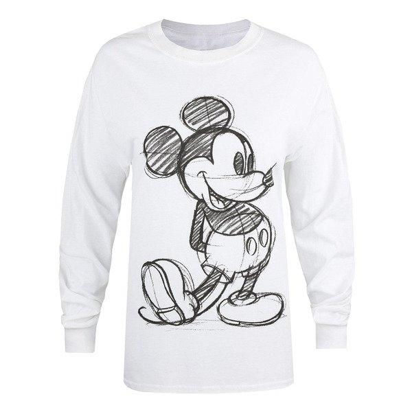 Tshirt Langärmlig Damen Weiss S von Disney