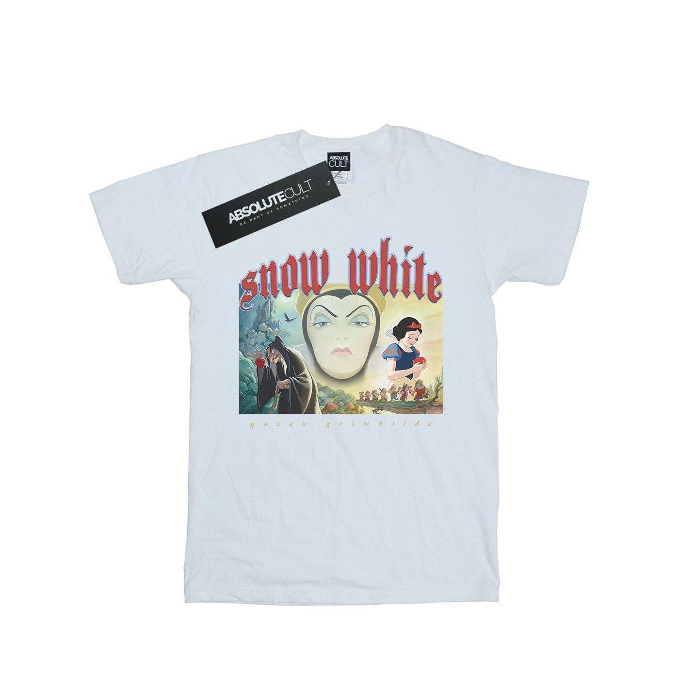 Snow White And Queen Grimhilde Tshirt Unisex Weiss 140/146 von Disney